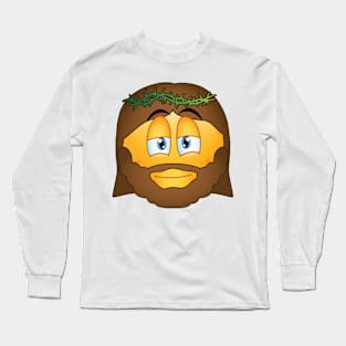 Jesus Emoji by Emoji World Long Sleeve T-Shirt